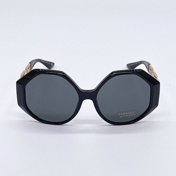 Sale! Versace Black 59mm Sunglasses! w/ box main image 6